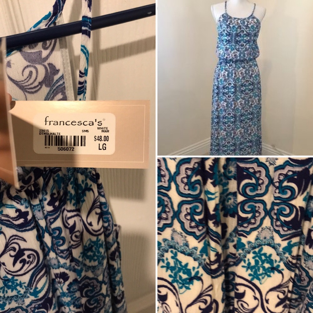 NWT Francesca’s Maxi Dress